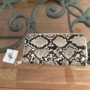 NWT Snakeskin Wallet